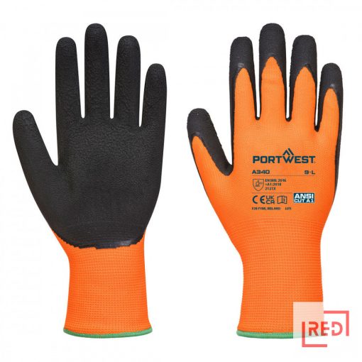 Hi-Vis Grip védőkesztyű - Latex