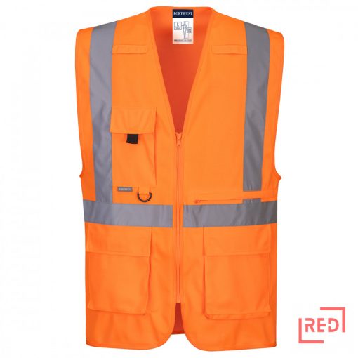 Hi-Vis Executive mellény tablet zsebbel 