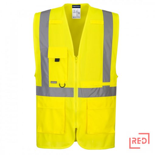 Hi-Vis Executive mellény tablet zsebbel 