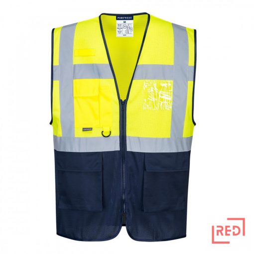 Hi-Vis kéttónusú MeshAir Executive mellény 