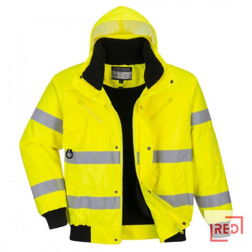 Hi-Vis 3 az 1-ben bomber dzseki 