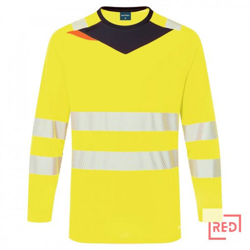 DX4 Hi-Vis hosszú ujjú póló L/S