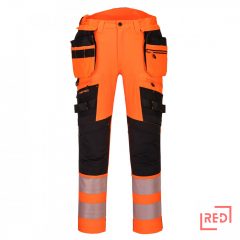 DX4 Hi-Vis nadrág lezippzározható lengőzsebbel