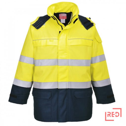 Bizflame Rain+ Hi-Vis Arc lángálló kabát