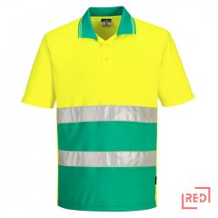 Hi-Vis Kéttónusú könnyű póló S/S 