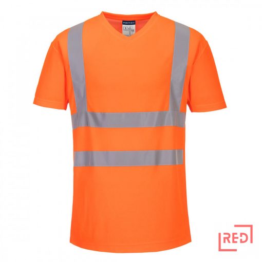 Hi-Vis pamut póló pamut hálós betétes póló S/S 