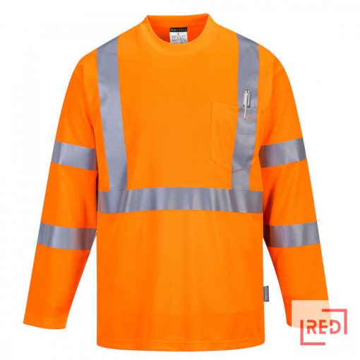 Hi-Vis Pocket hosszú ujjú póló