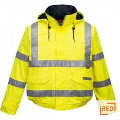 Bizflame Rain Hi-Vis Antistatic FR bomber kabát