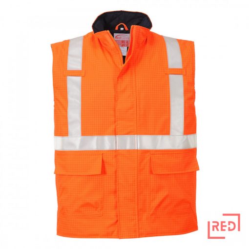 Bizflame Rain Hi-Vis antisztatikus FR lángálló mellény